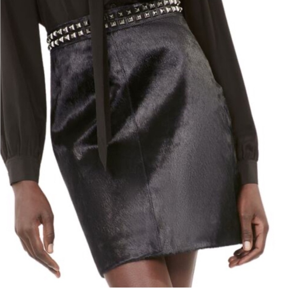 The Kooples studded hide skirt